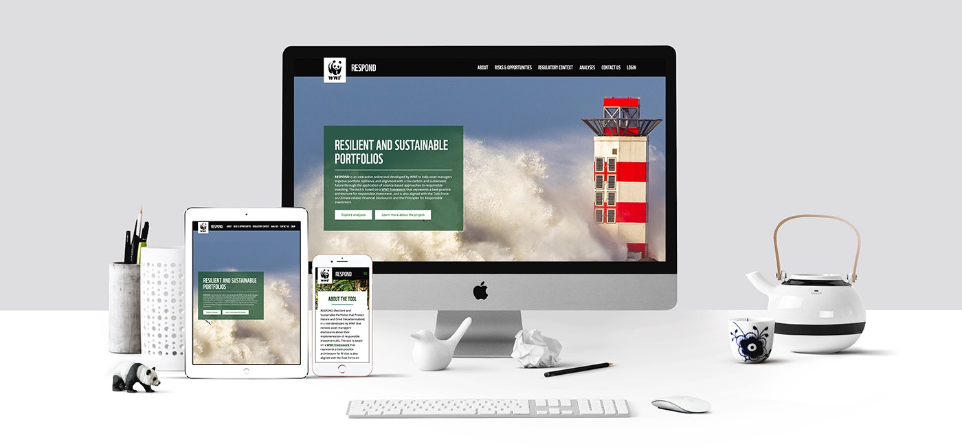 WWF Respond Website by Verz Design