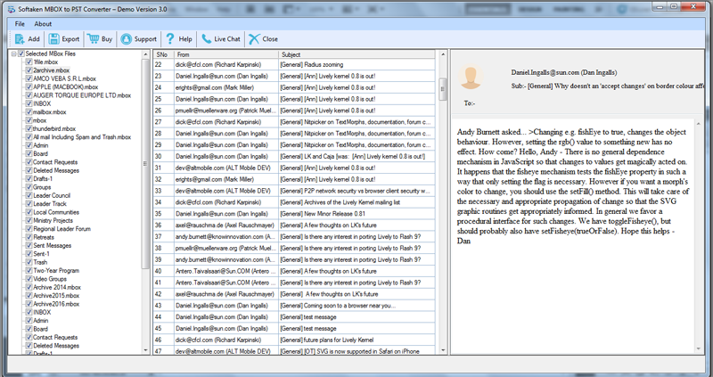 Outlook Dönüştürücüsüne Softaken Mbox - Mbox dosyalarını Outlook'a içe aktarın medya 3