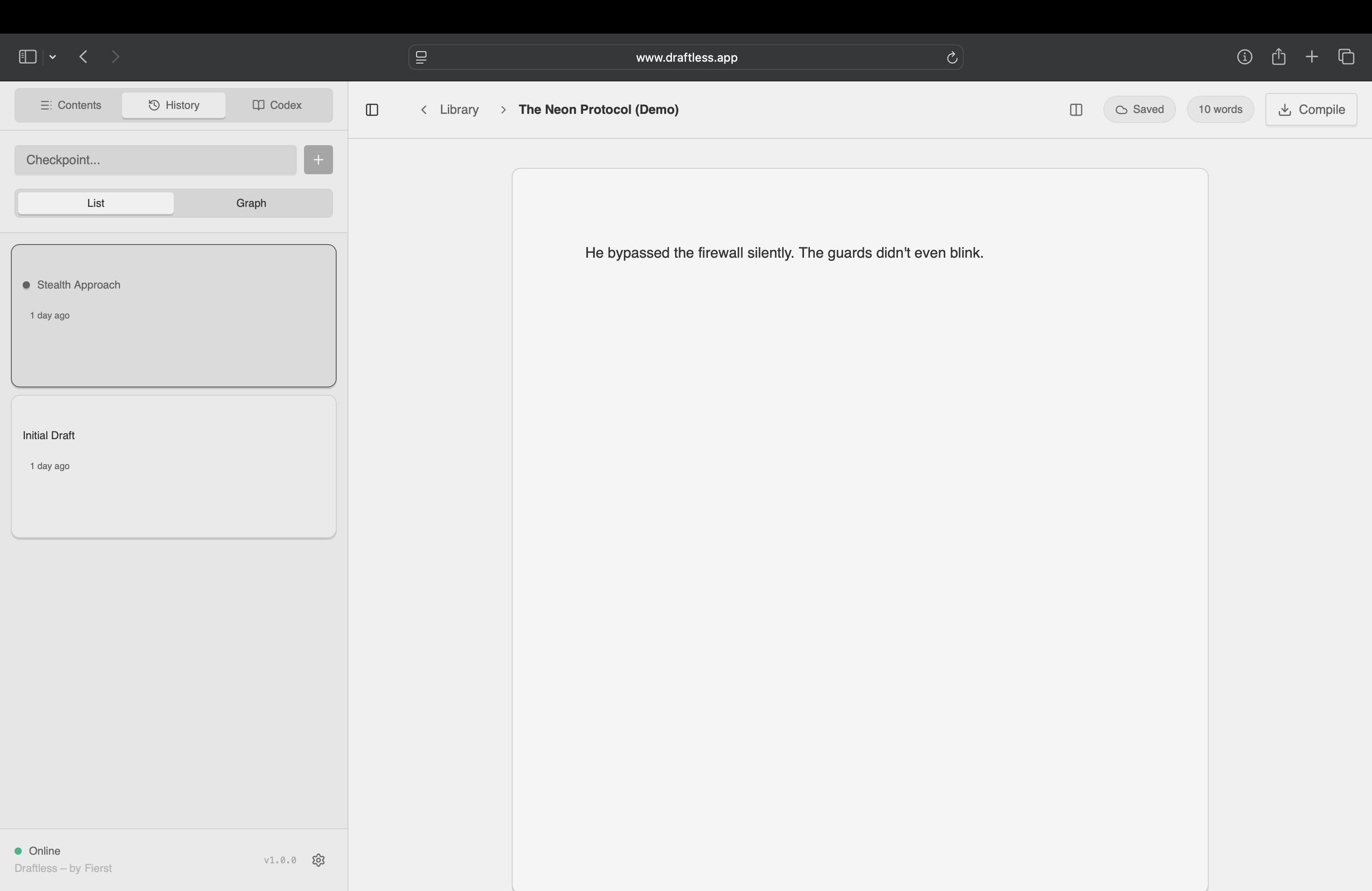 Draftless gallery image