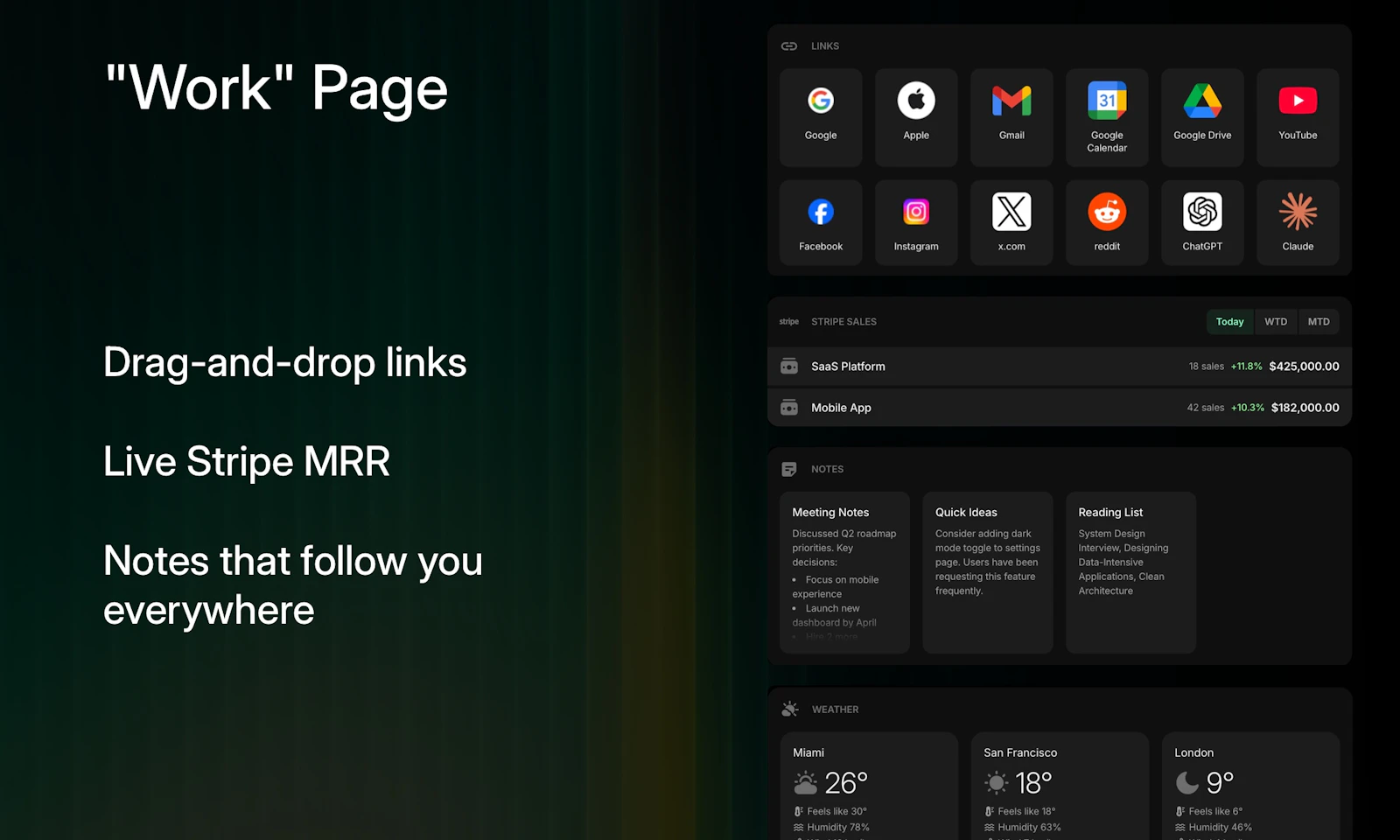 Start Page HQ screenshot 2