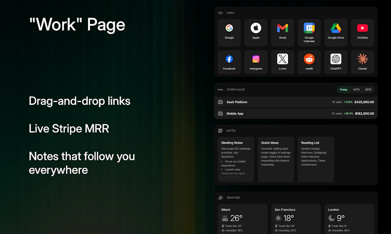 Start Page HQ screenshot 2