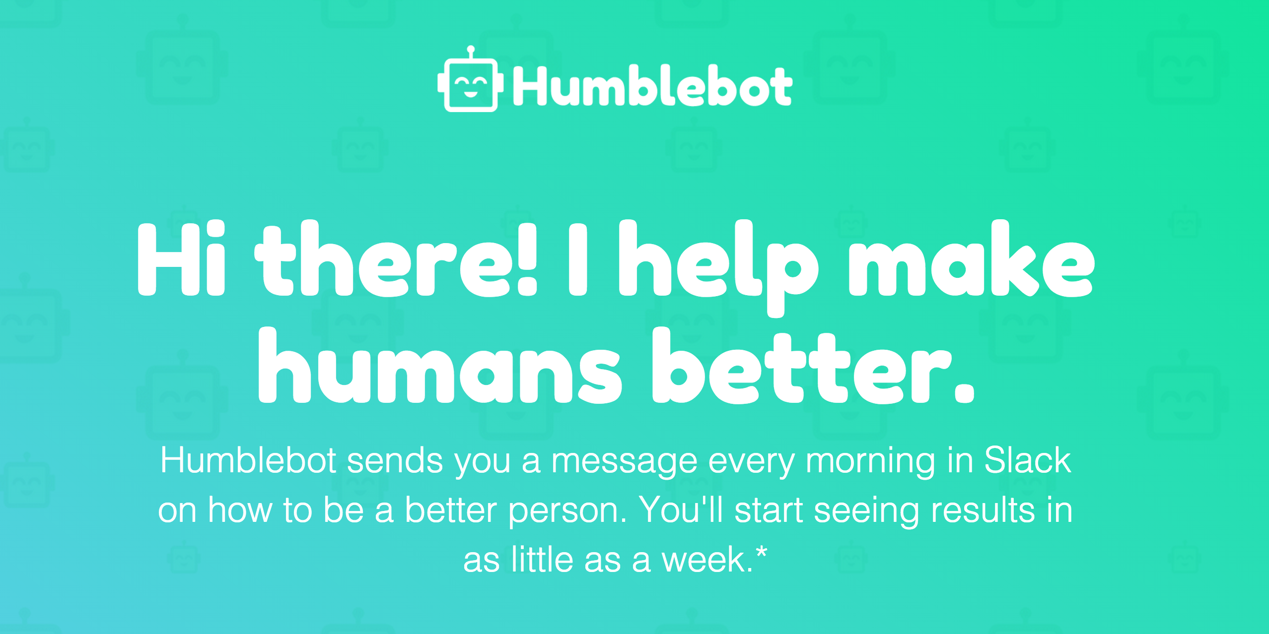 Humblebot gallery image