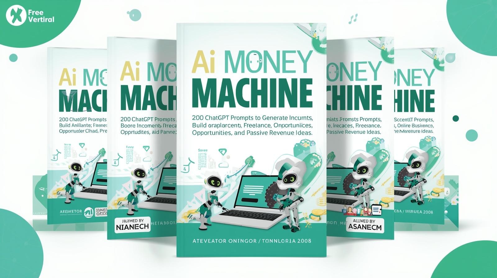 AI Money Machine: 200 ChatGPT Prompts - Main product screenshot demonstrating key features and user interface