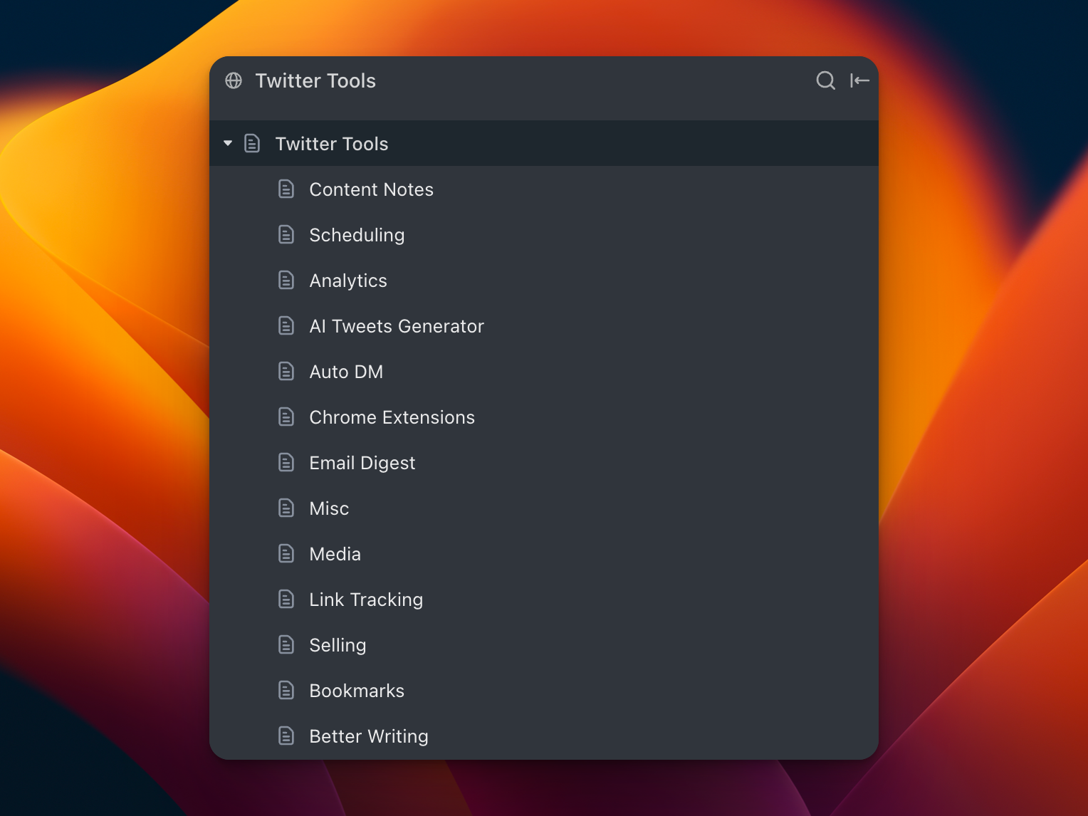 Twitter Toolbox gallery image