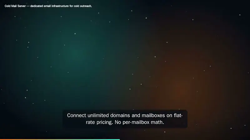 Cold Mail Server screenshot 1 (video preview)