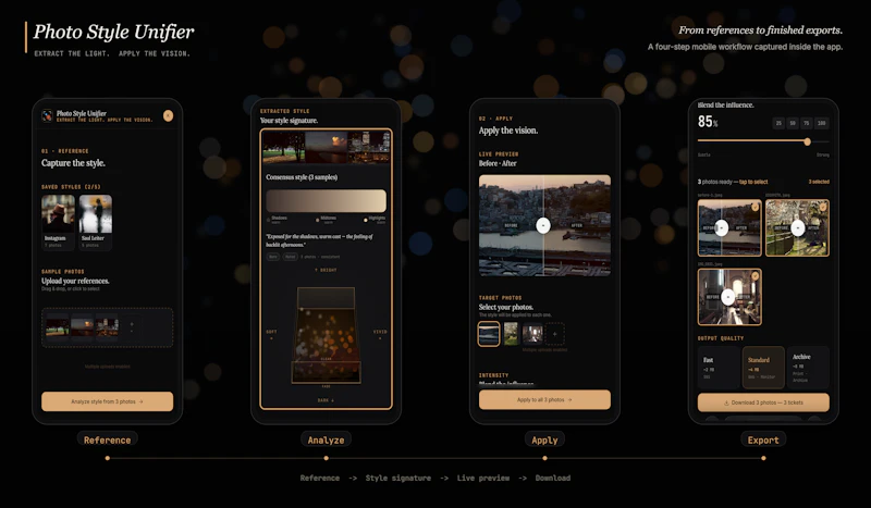Photo Style Unifier screenshot 1