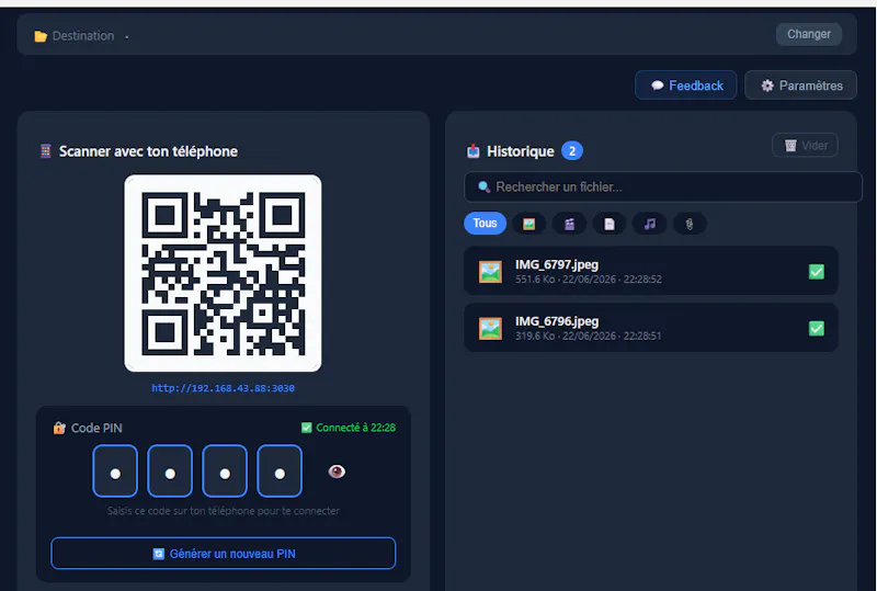 TransferBridge  screenshot 2
