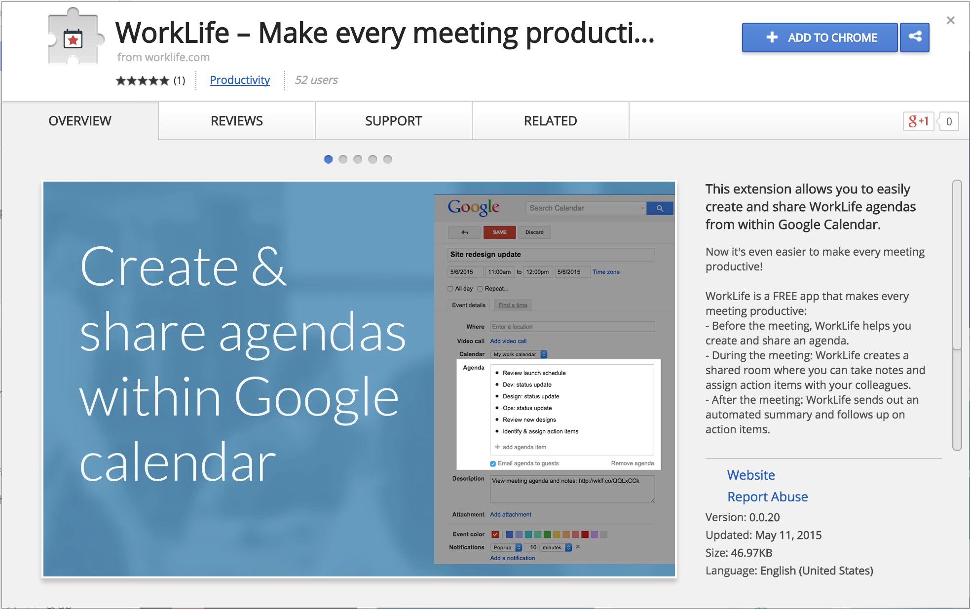 WorkLife for Chrome gallery image