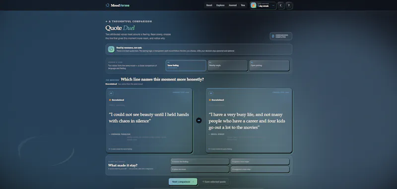 MoodVersee screenshot 3