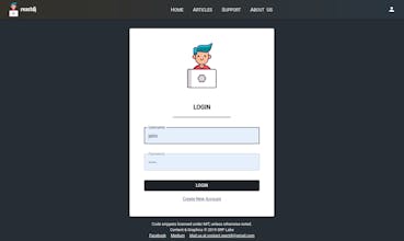 React DJ (Blog Management System) gallery image