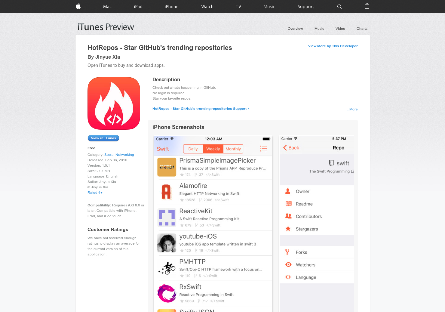 HotRepos - Star GitHub's trending repositories gallery image