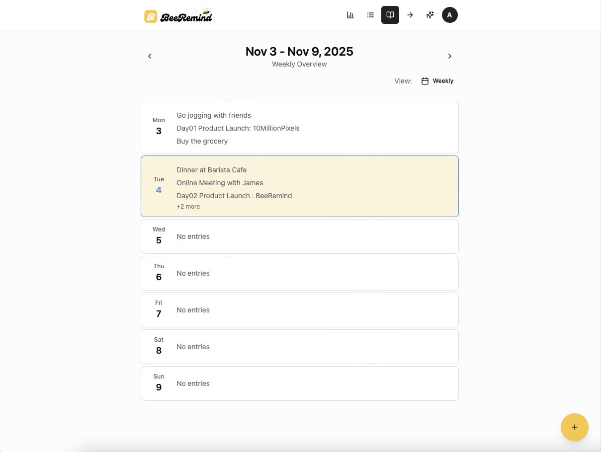 BeeRemind - Screenshot 5 preview