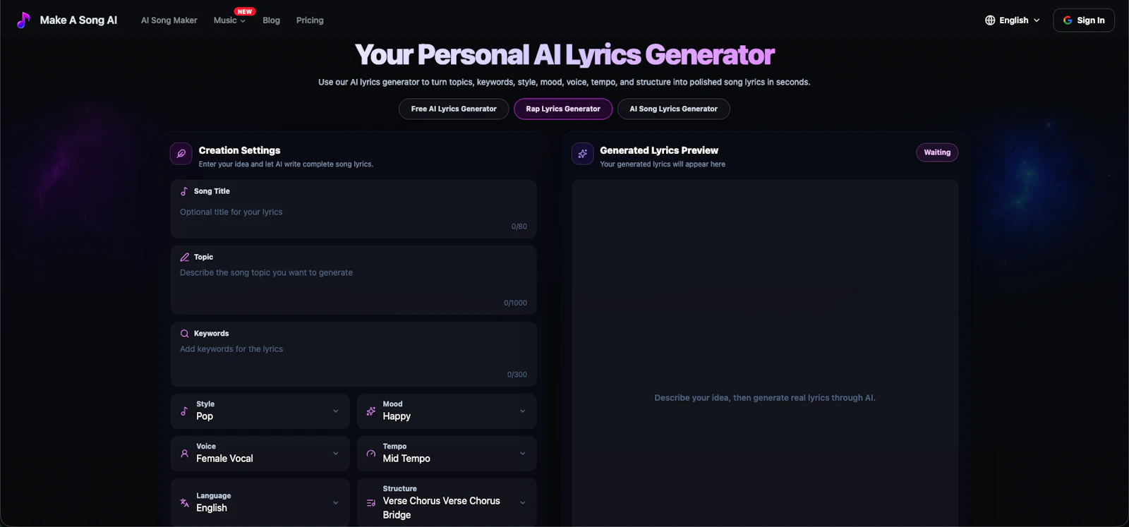 Make A Song AI screenshot 6