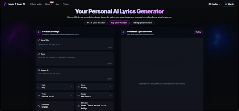 Make A Song AI screenshot 6