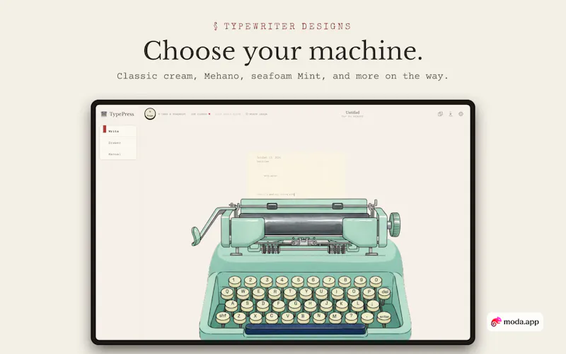 TypePress: Typewriter Writing screenshot 3
