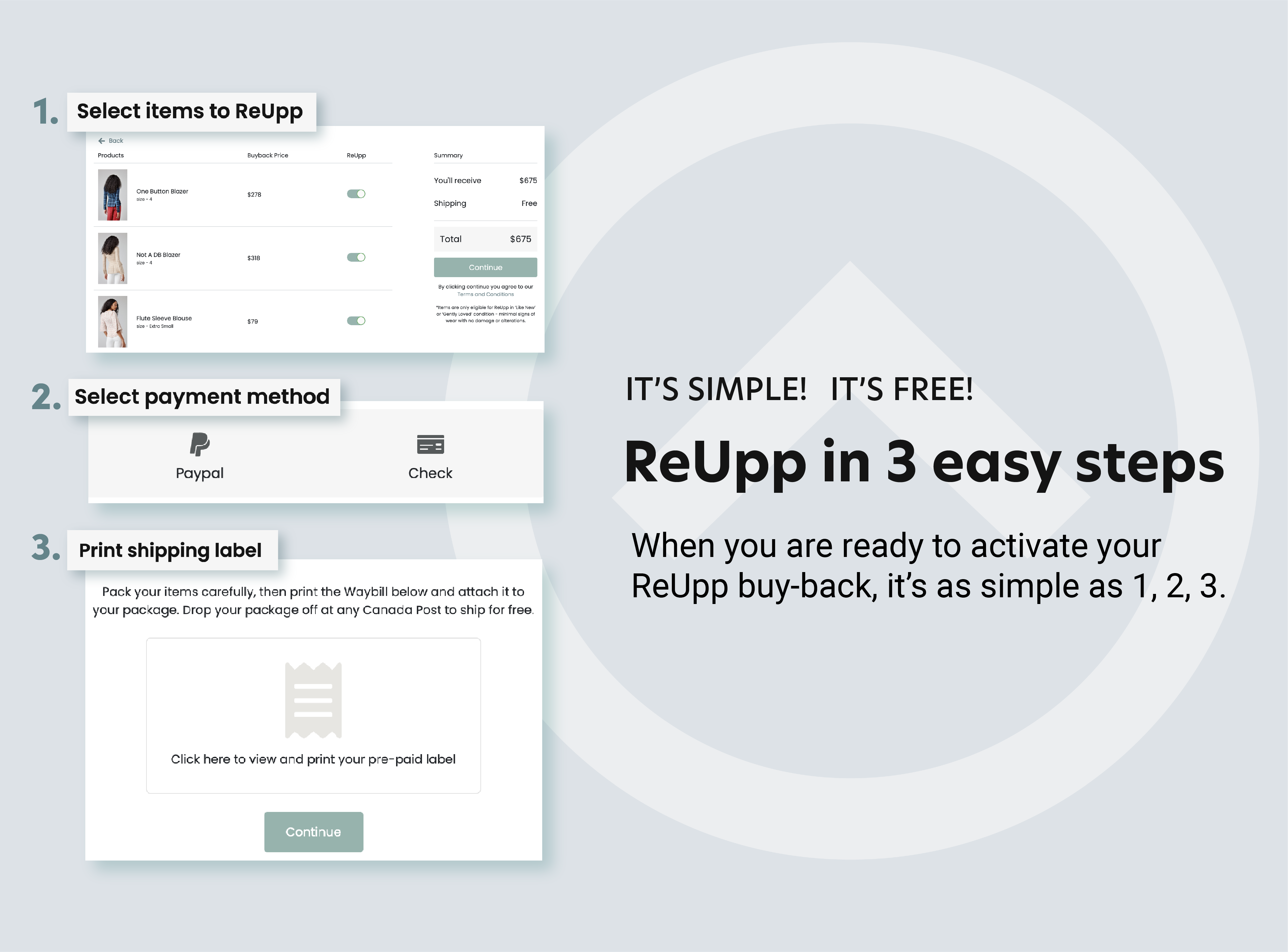 ReUpp Chrome Extension gallery image