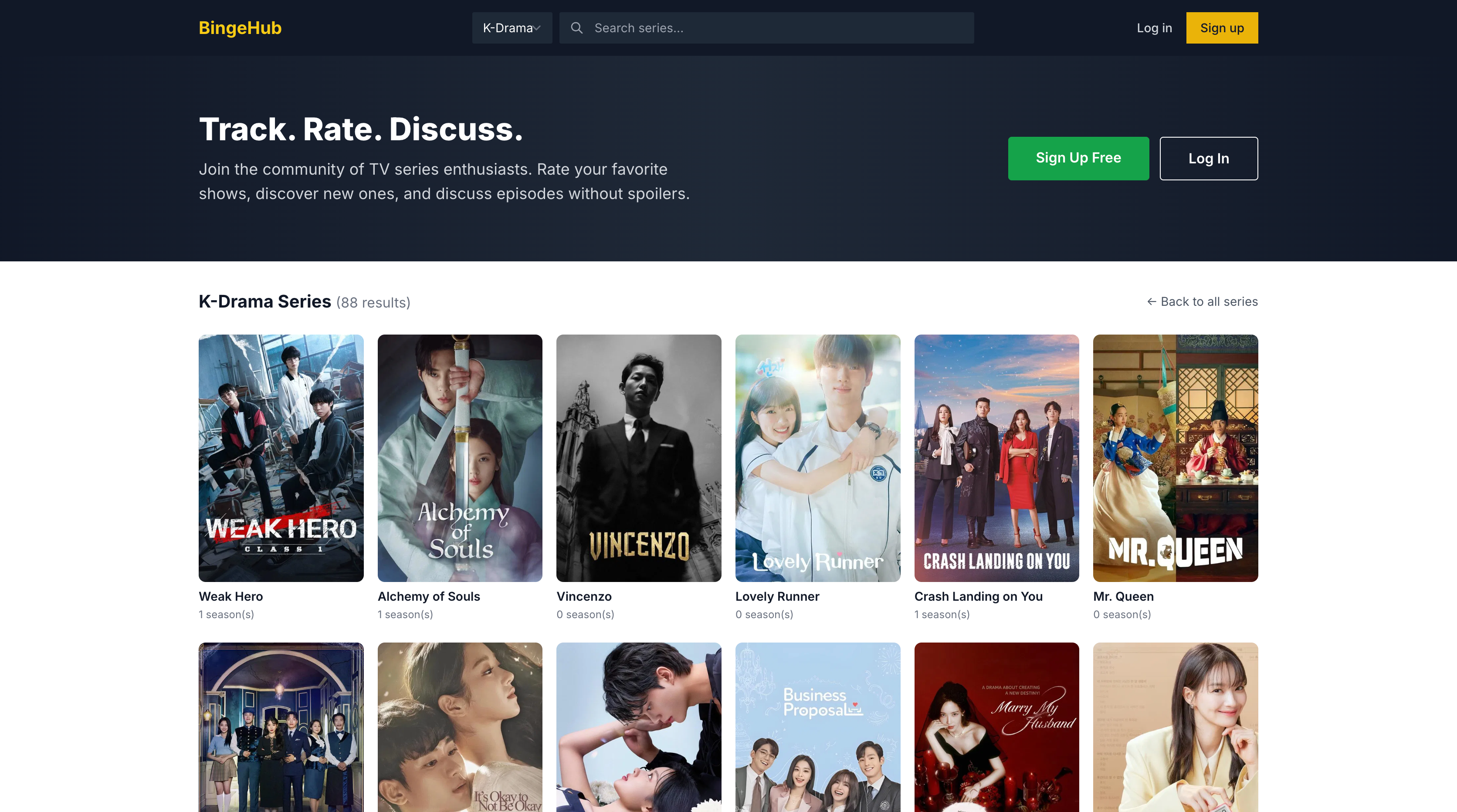 BingeHub - Screenshot 4 showing product features and functionality
