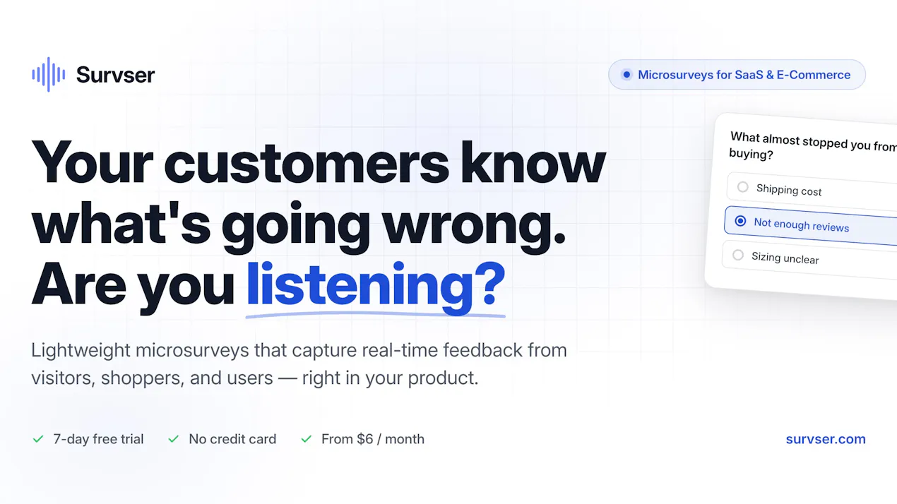 Survser product
