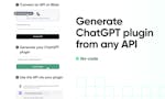 ChatGPT Plugin Creator image