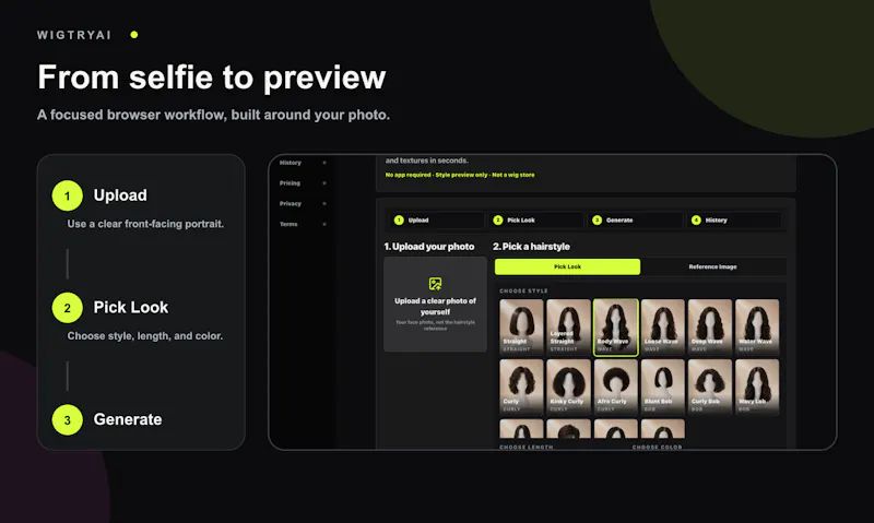 WigTryAI screenshot 1
