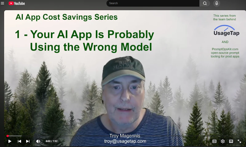AI App Cost Savings Video Series screenshot 2