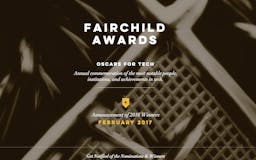 Fairchild Awards : Oscars for Tech media 2