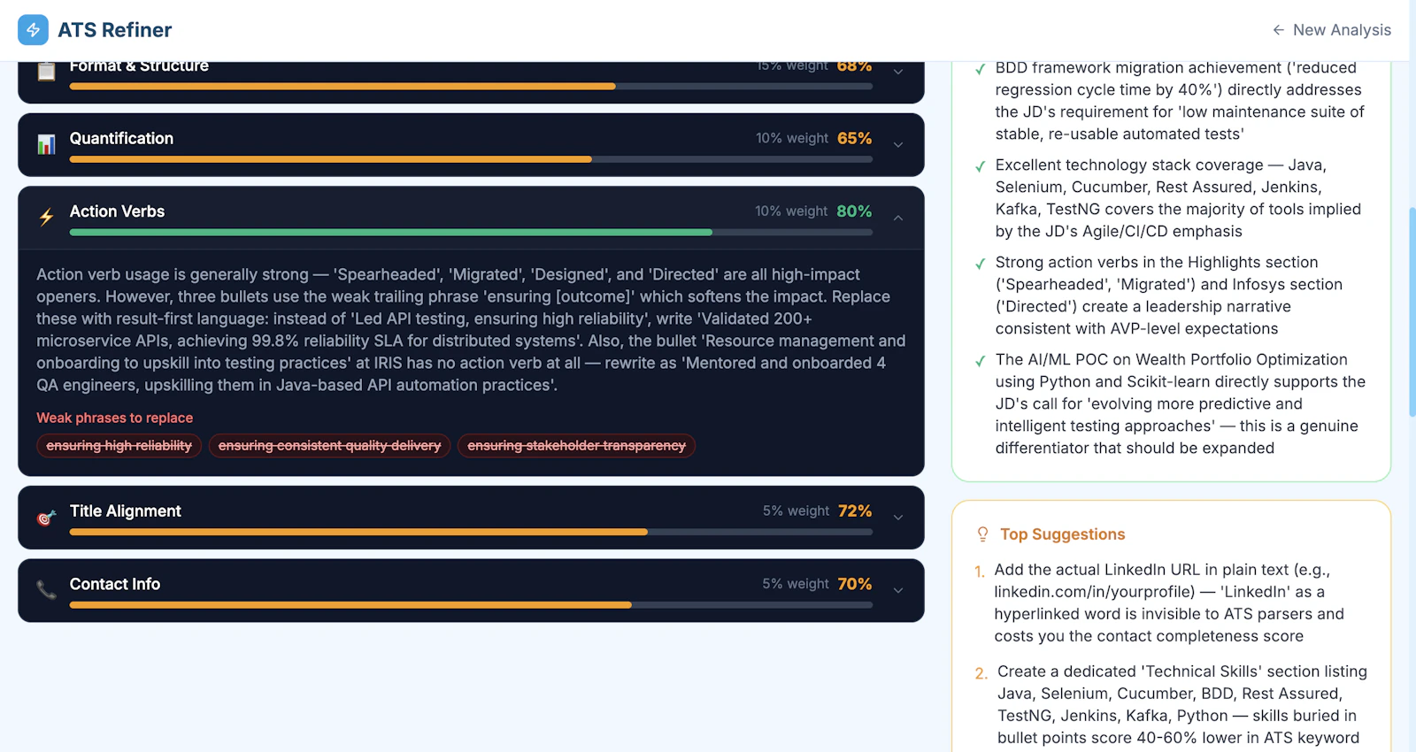 ATS Resume Refiner screenshot 9