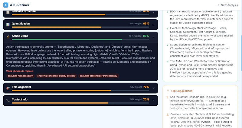 ATS Resume Refiner screenshot 9