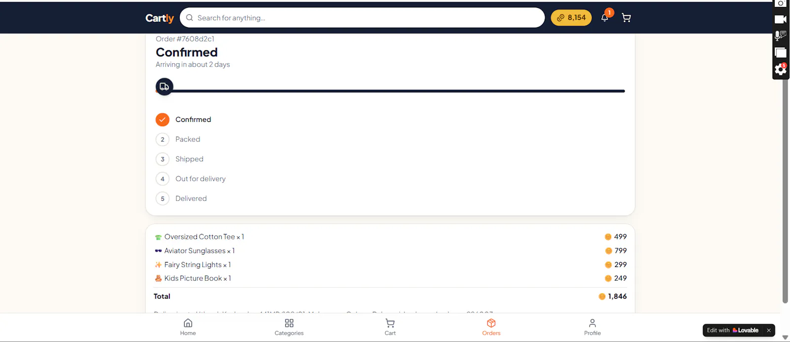 Cartly screenshot 2