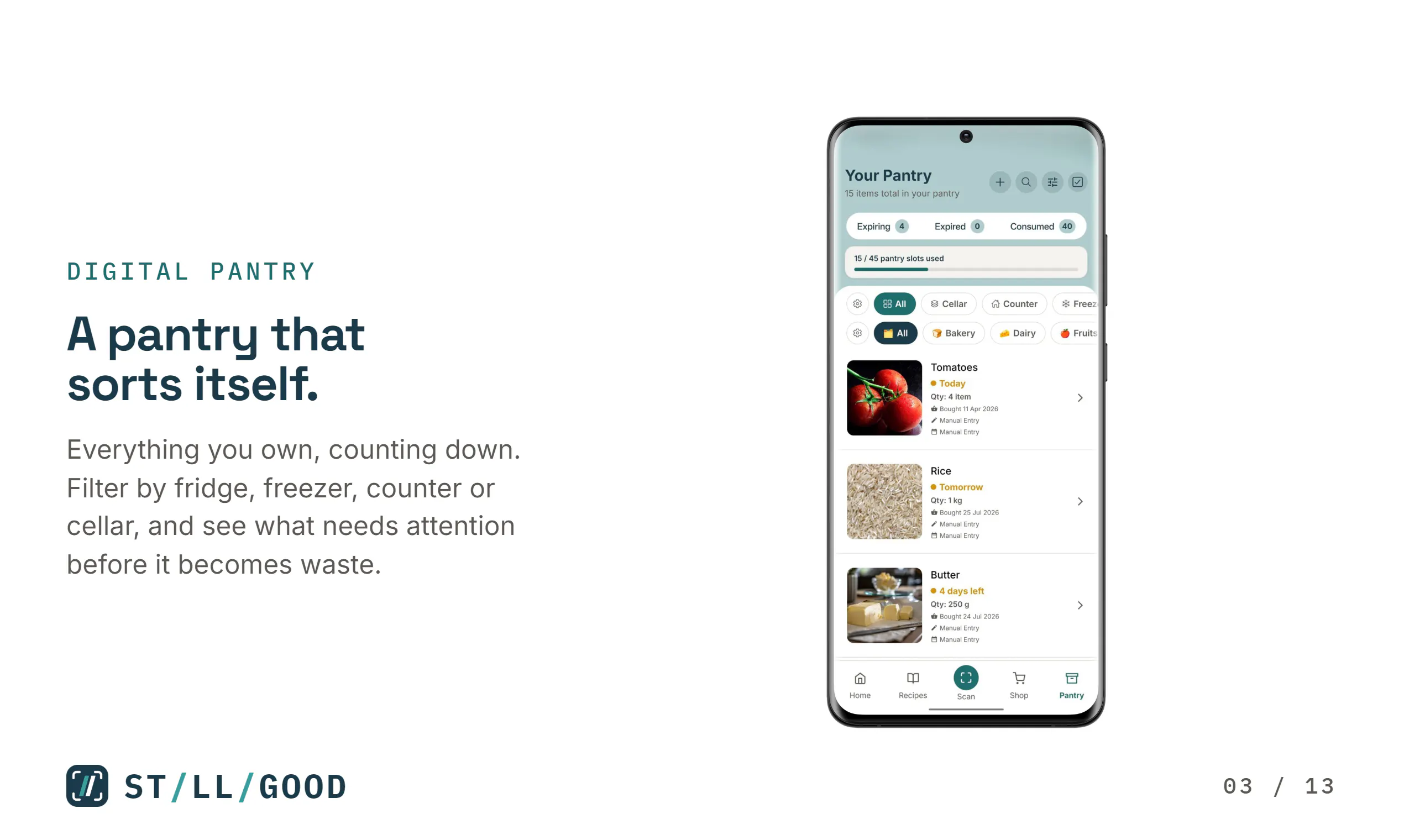 StillGood: AI Pantry & Kitchen gallery image
