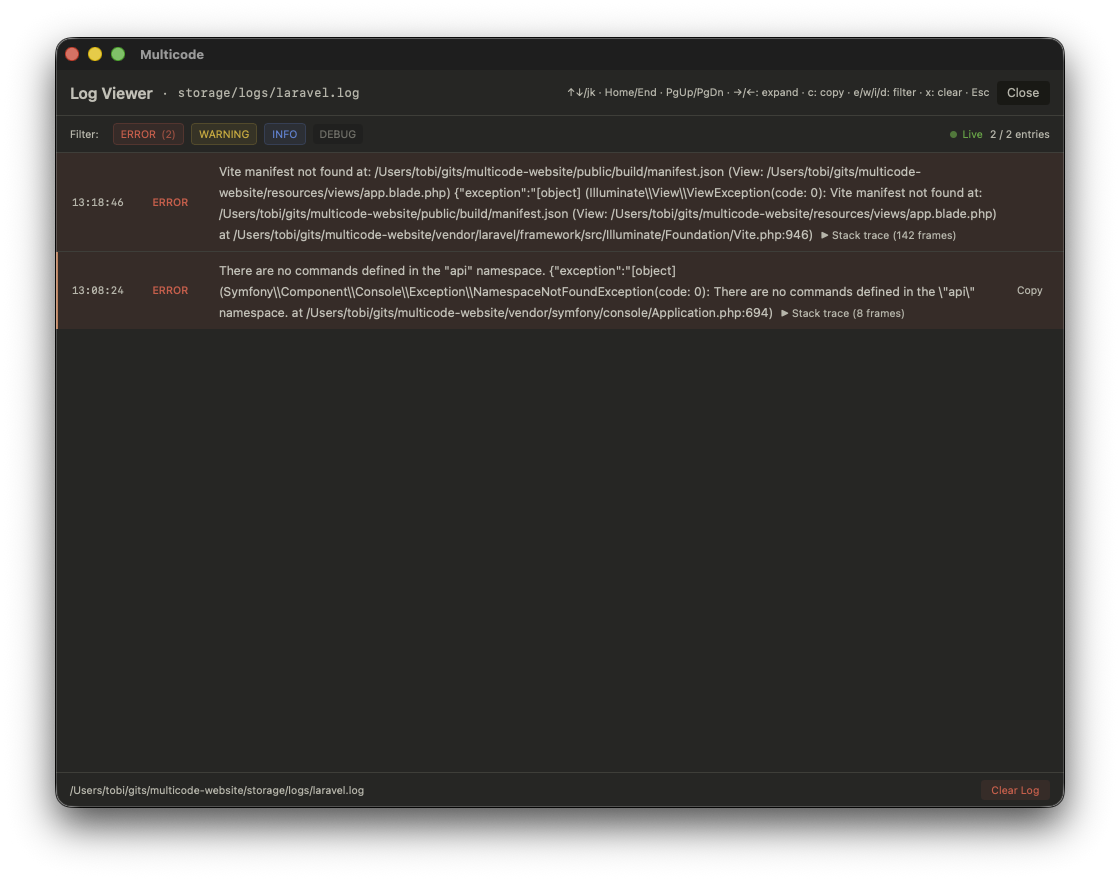 MultiCode - Main product screenshot demonstrating key features and user interface