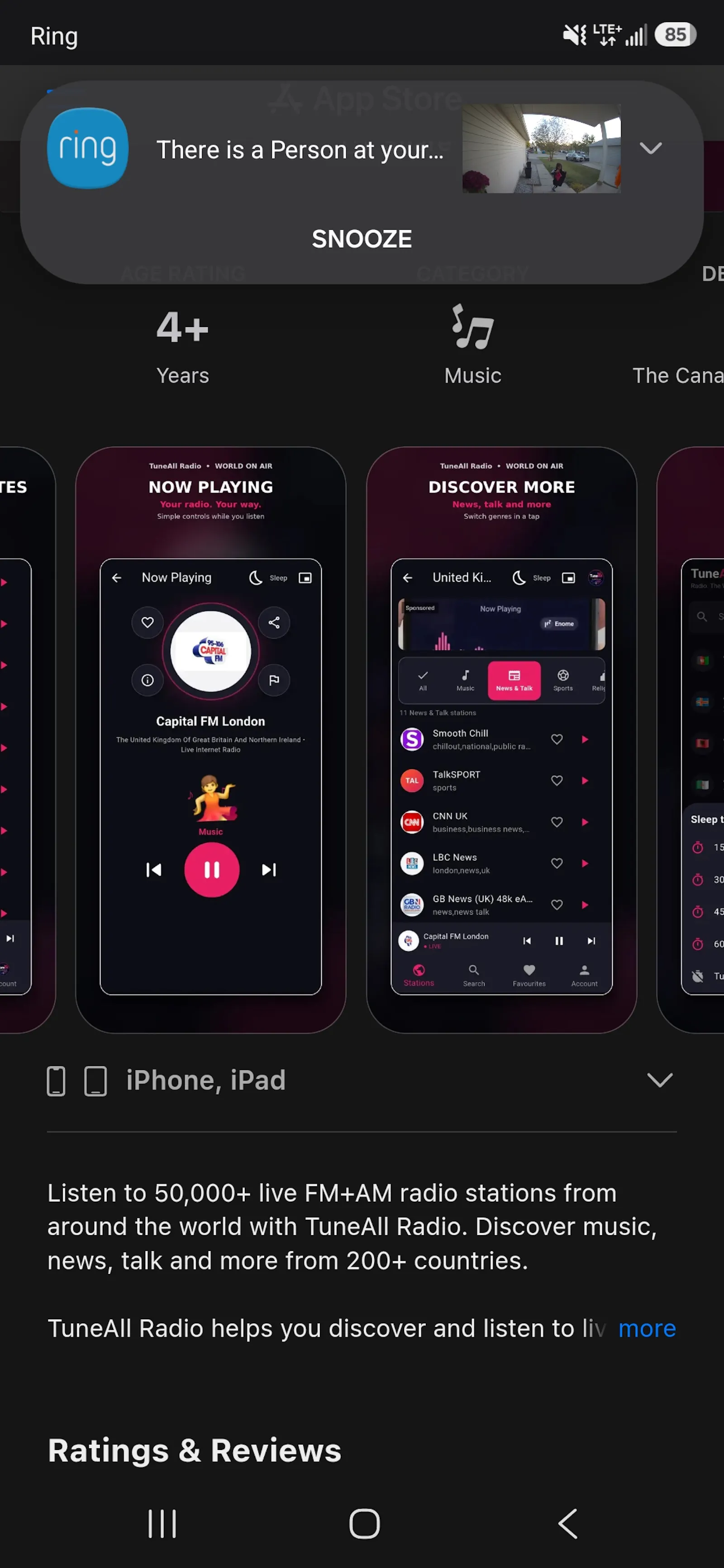 TuneAll Radio screenshot 2