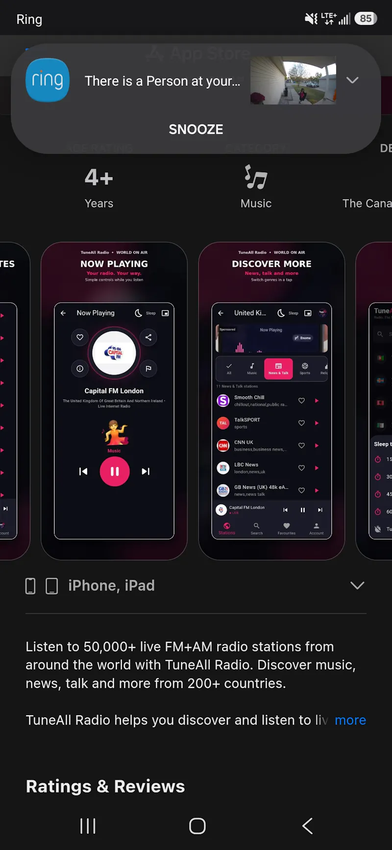 TuneAll Radio screenshot 2