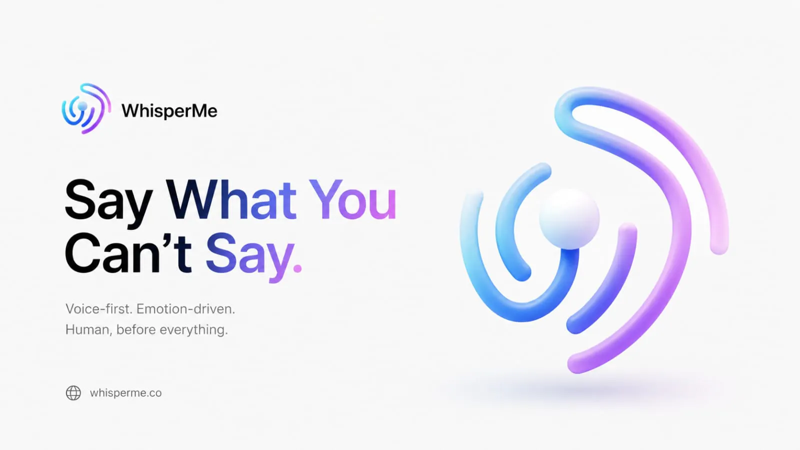 WhisperMe — Say What You Can't Say
