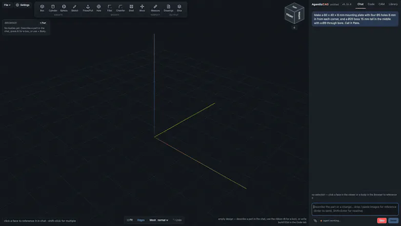 Agentic CAD gallery image