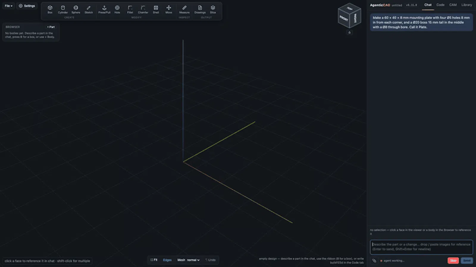 Agentic CAD screenshot 8