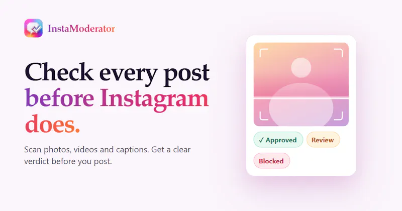 InstaModerator screenshot 1