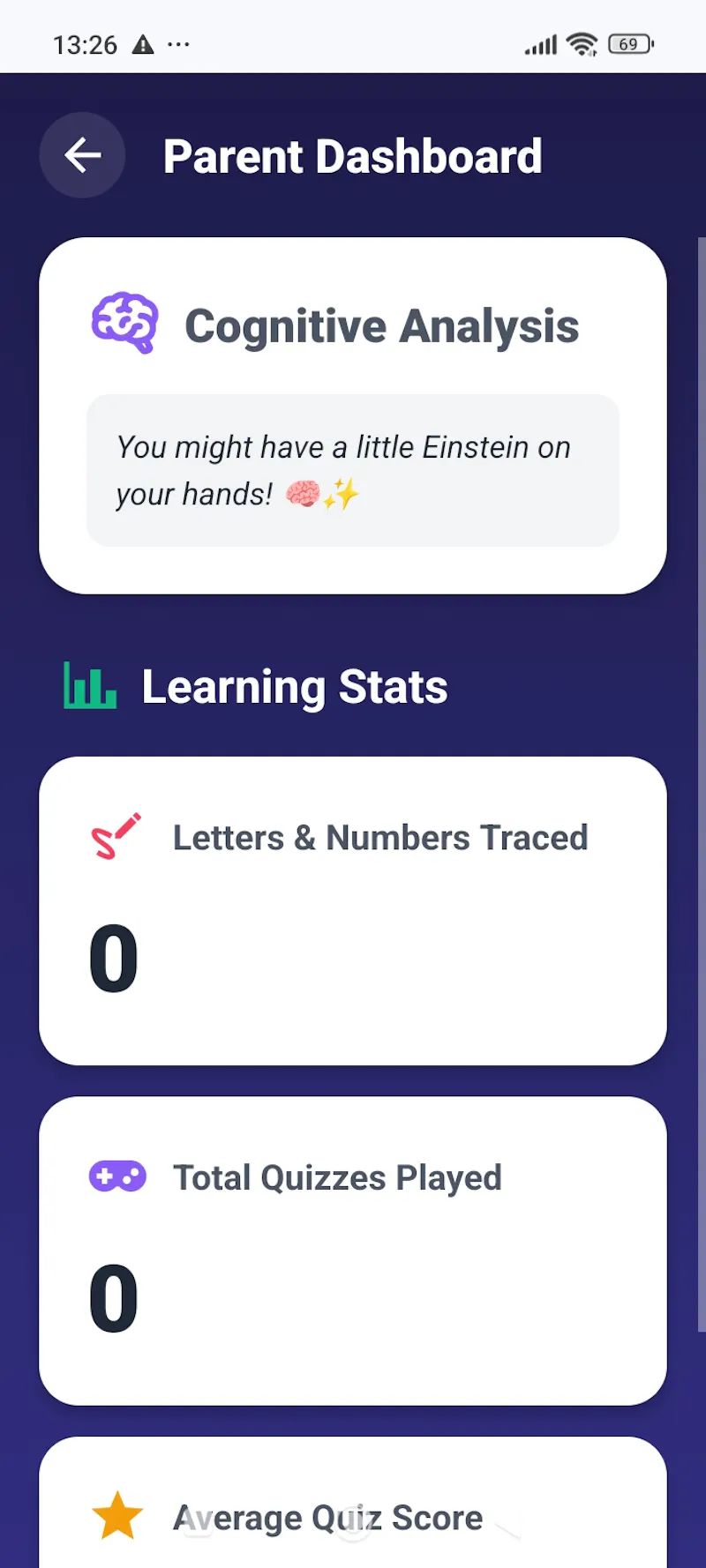 Kids learning app screenshot 2