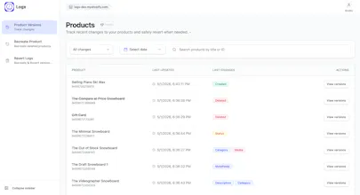 Logx: Product Version & Revert gallery image