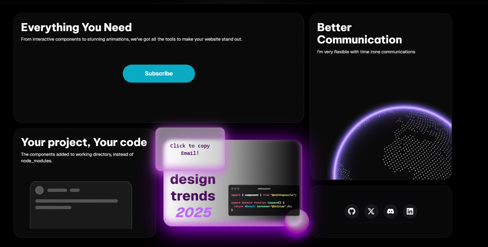 EdithSpace/UI - 웹 사이트 구축 10x modern 미디어 2