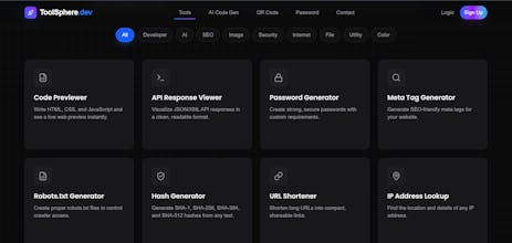 ToolSphere.dev gallery image