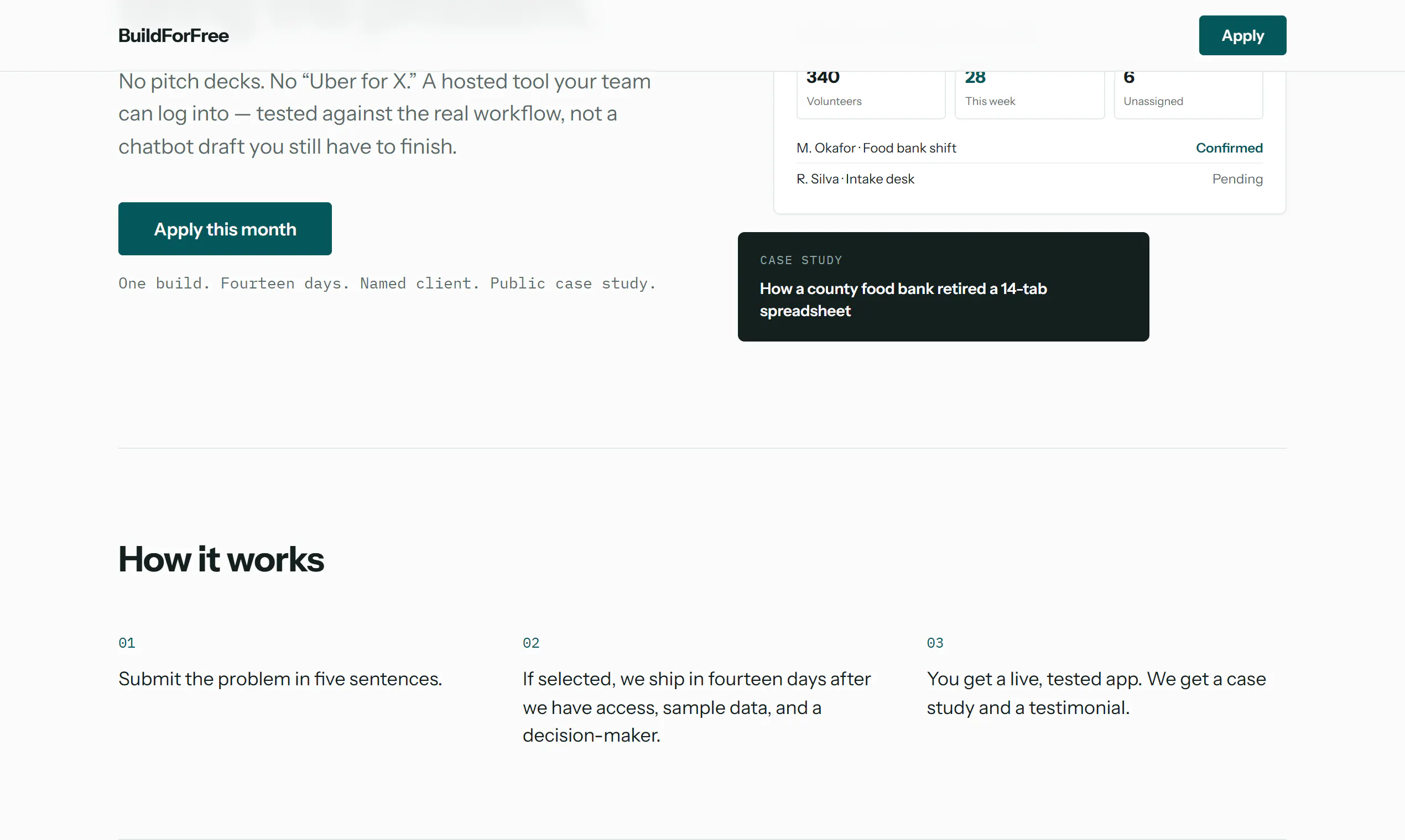 BuildForFree screenshot