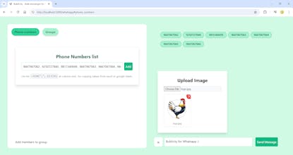 WhatsApp and Email Bulk messenger gallery image