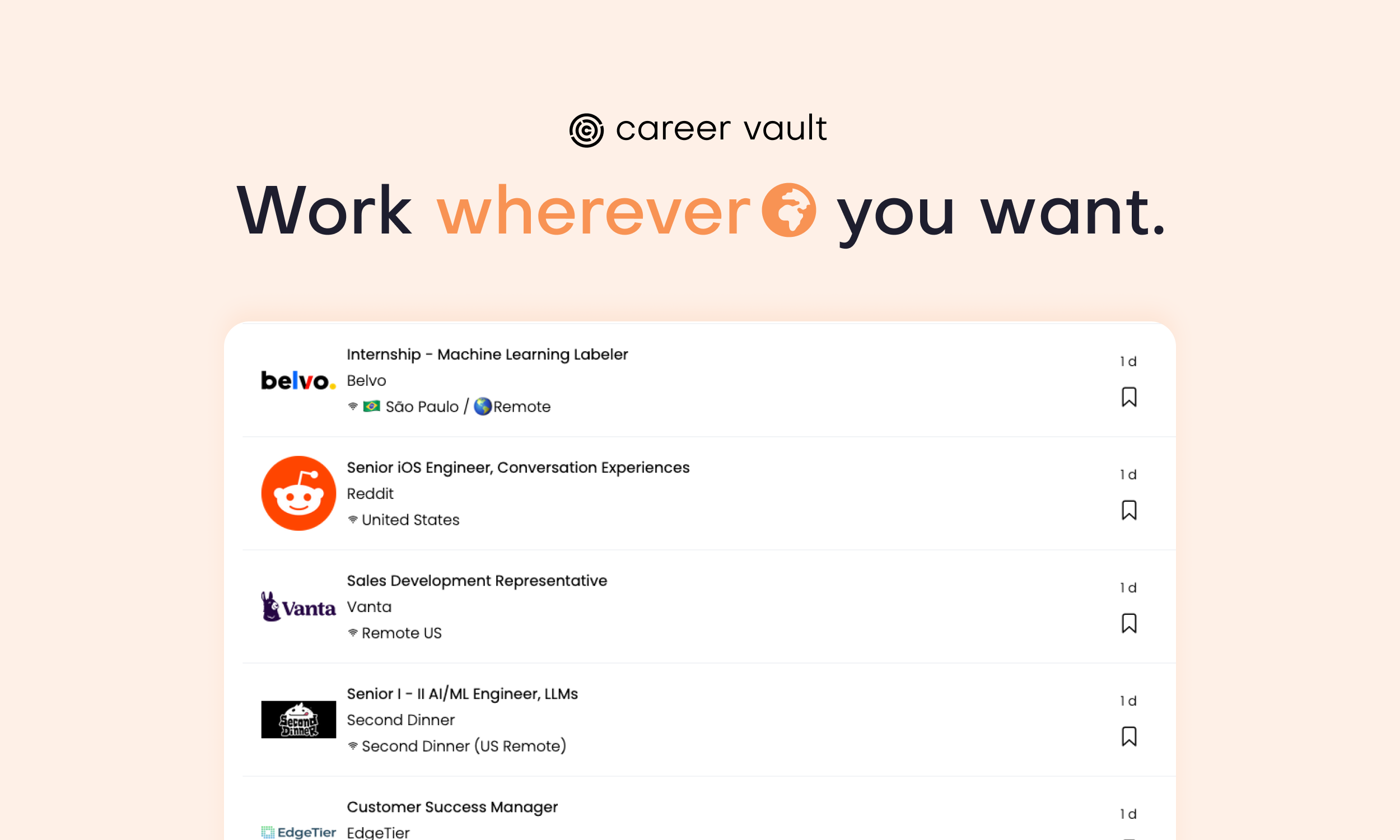 career-vault - Find a remote job that fits your lifestyle