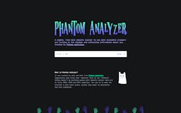 Phantom Analyzer media 1