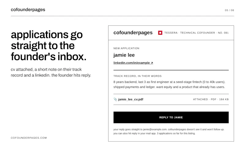 Cofounder Pages screenshot 6