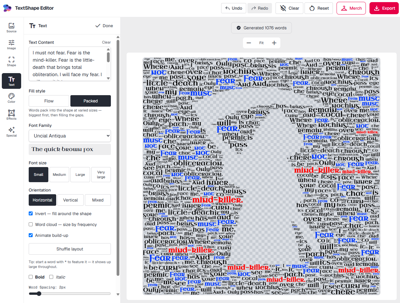 TextShape gallery image