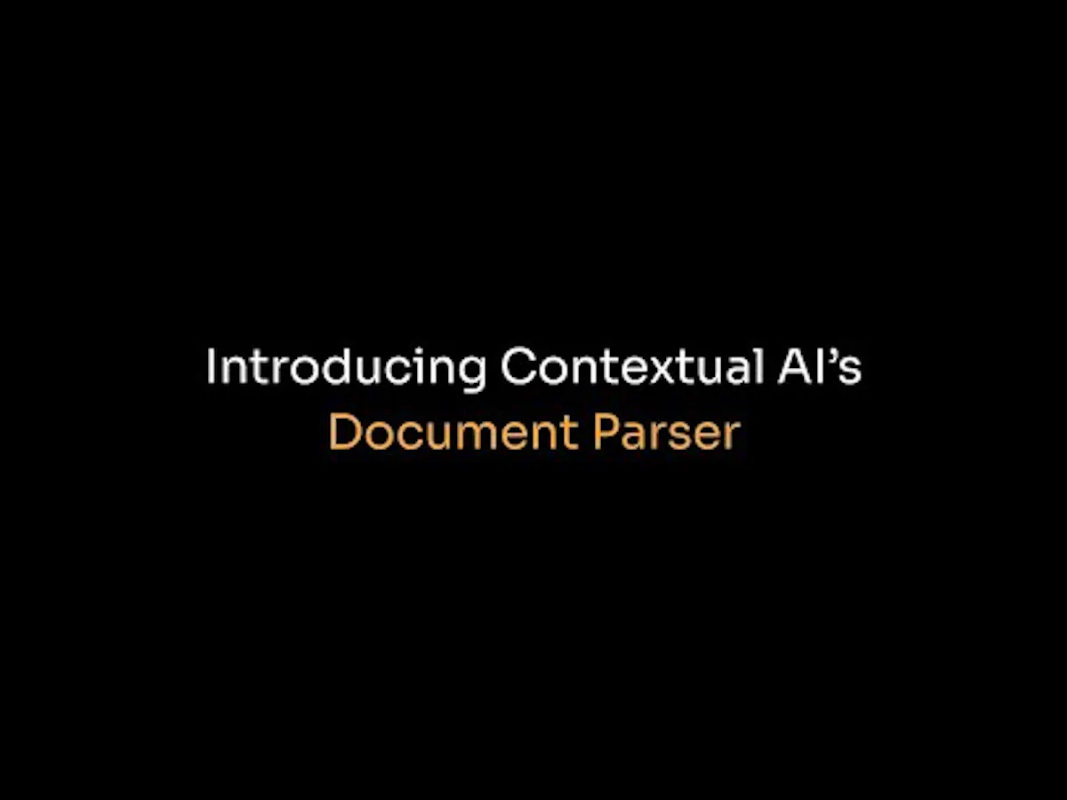 Document Parser by Contextual AI