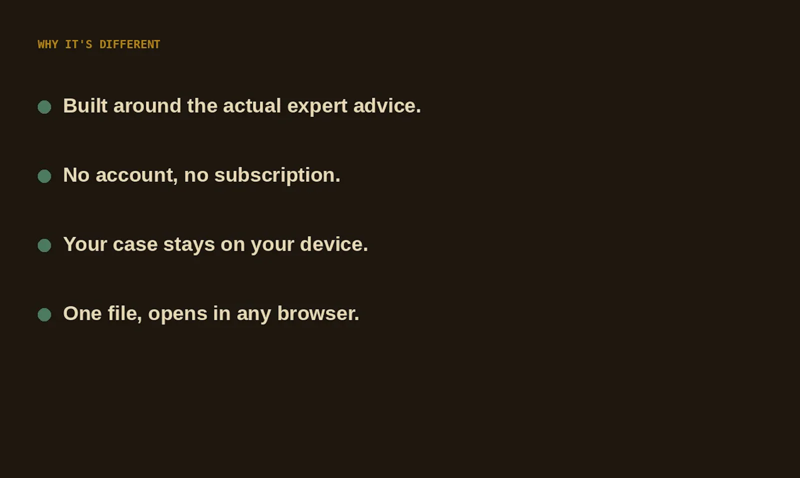 The Case — Quiet Promotion Toolkit screenshot 6