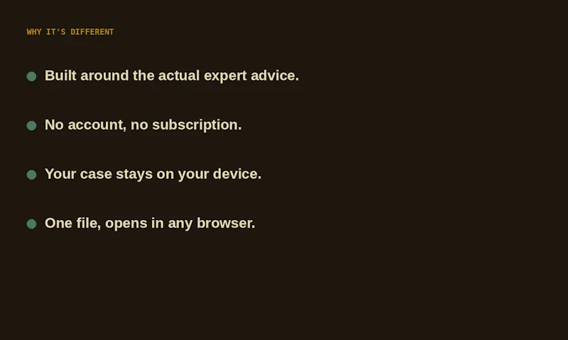 The Case — Quiet Promotion Toolkit screenshot 6